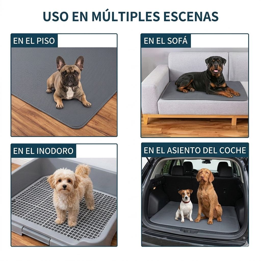 Lurunipad: Tapete higiénico absorbente y reutilizable para perros