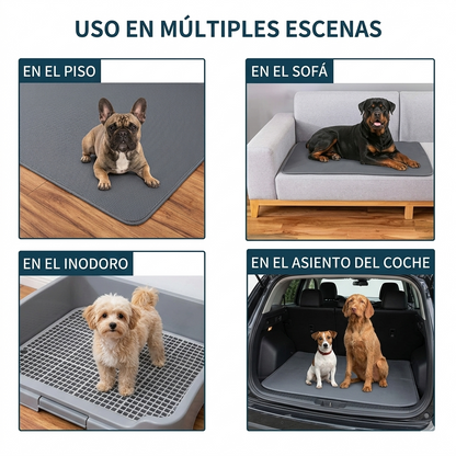 Lurunipad: Tapete higiénico absorbente y reutilizable para perros